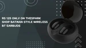 rs 125 only on thespark shop batman style wireless bt earbuds