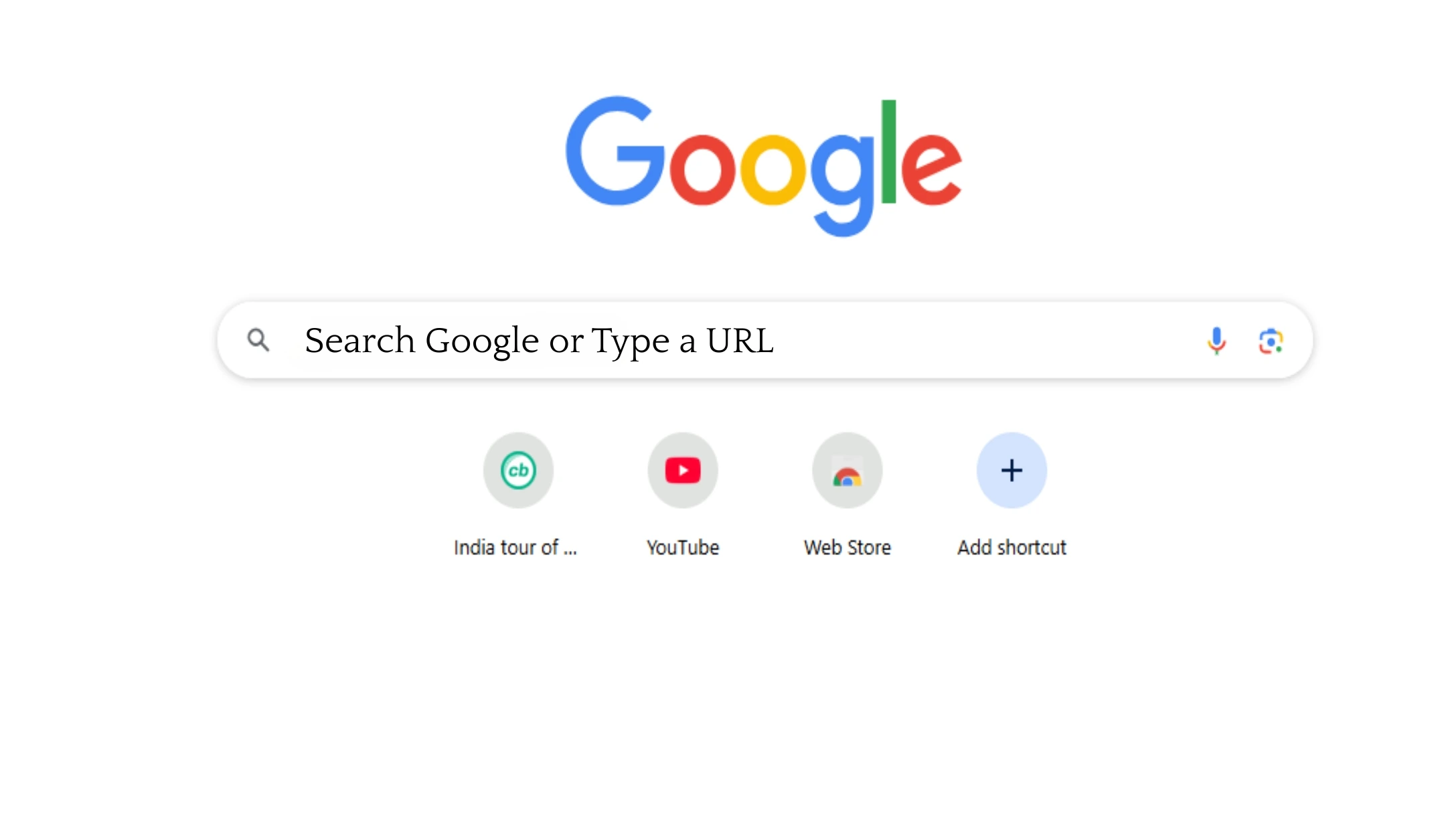 Search Google or Type a URL