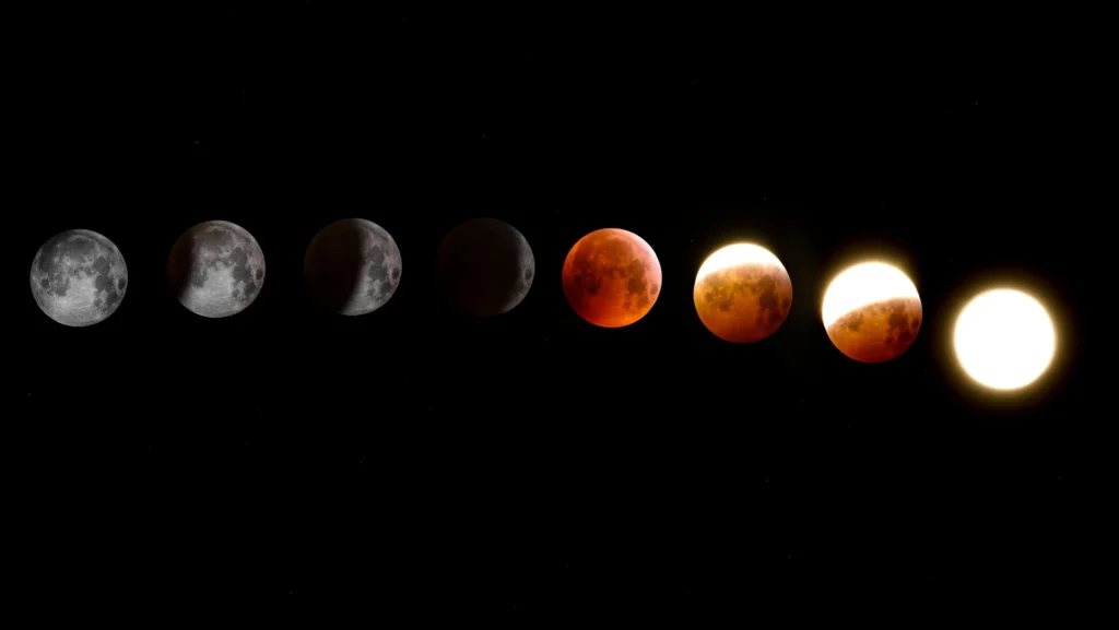 The Blood Moon Total Lunar Eclipse Today