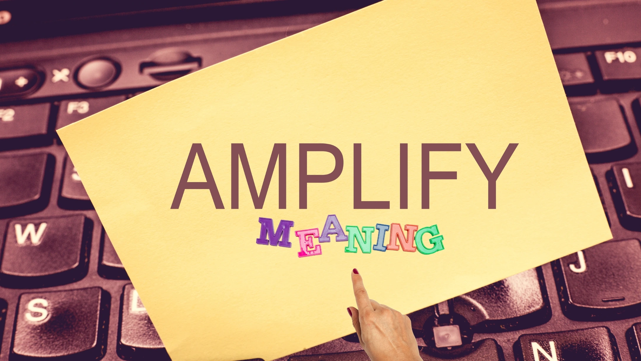 amplify meaning